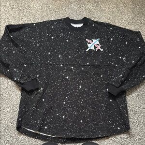 Disney Black Starry Long Sleeve Tee